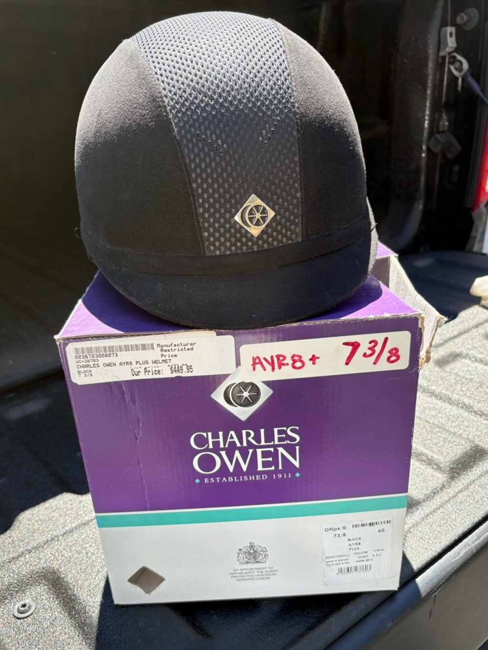 Charles Owen AYR8 Plus helmet